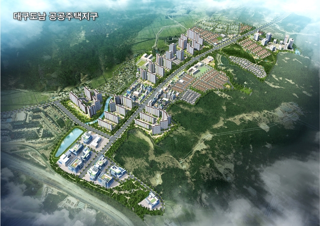 ▲ 대구 도남지구 조감도.ⓒLH 대구경북본부