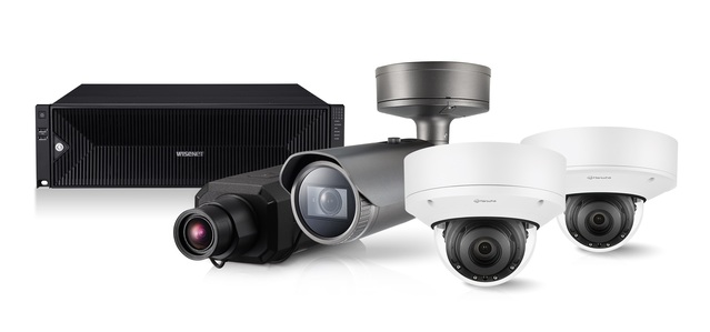 ▲ 한화테크윈의 AI CCTV 제품군. ⓒ한화