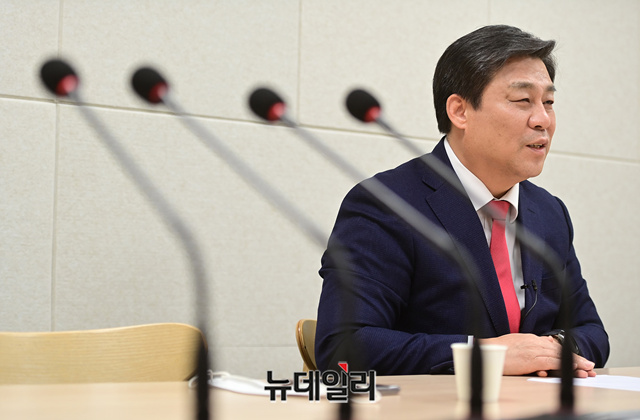 ▲ 김선동 국민의힘 서울시장 예비후보.ⓒ정상윤 기자