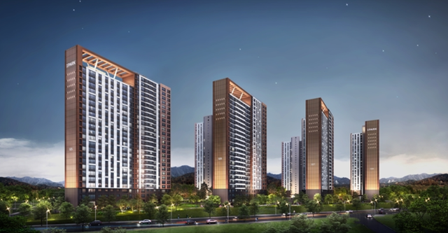 ▲ 가경 아이파크 5 단지 투시도. ⓒ HDC현대산업개발