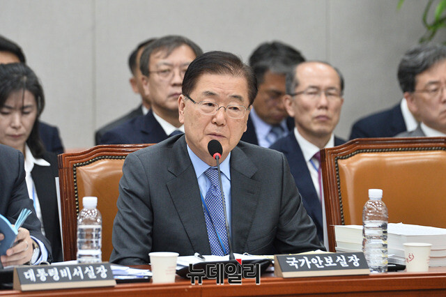 ▲ 정의용 외교부 장관 후보자.ⓒ뉴데일리DB