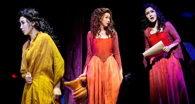 ▲ '알돈자' 역의 윤공주·김지현·최수진.ⓒ오디컴퍼니