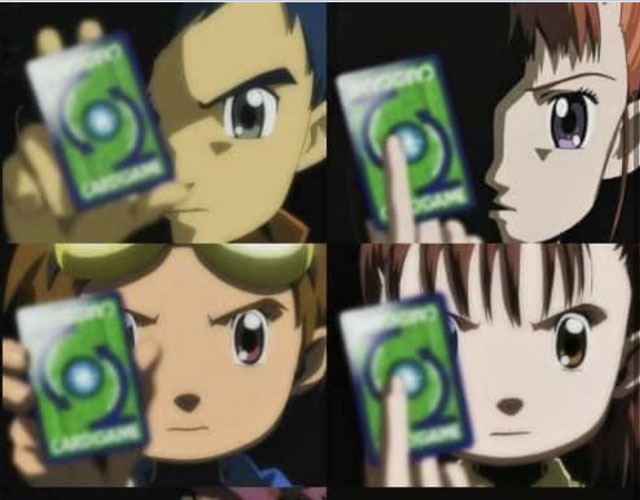 ▲ 일본 애니메이션 '디지몬' 홍보물의 한 장면. ⓒ독자제공.