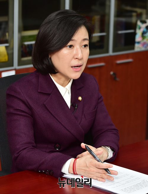 ▲ 황보승희 국민의힘 의원이 부산대가 차정인 총장의 정치적 성향으로 인해 조민씨를 지나치게 감싸는 게 아니냐는 의혹을 제기했다. ⓒ이종현 기자