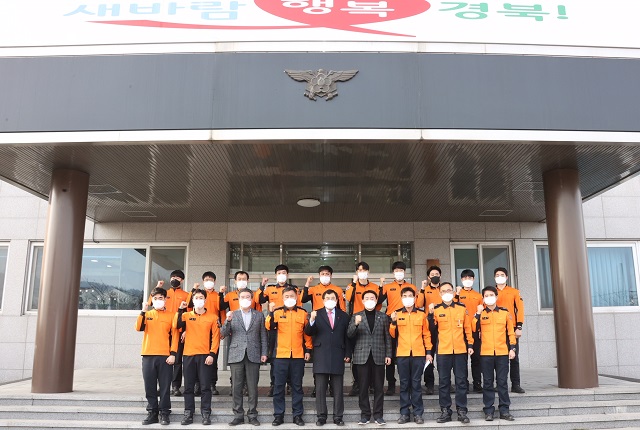 ▲ 주낙영 시장은 설 연휴 첫날 현업기관을 방문했다.ⓒ경주시