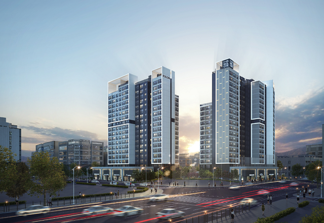 ▲ 자양 하늘채 베르 투시도. ⓒ 코오롱글로벌