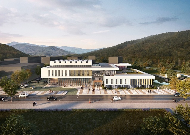 ▲ 괴산반다비국민체육센터 조감도.ⓒ괴산군