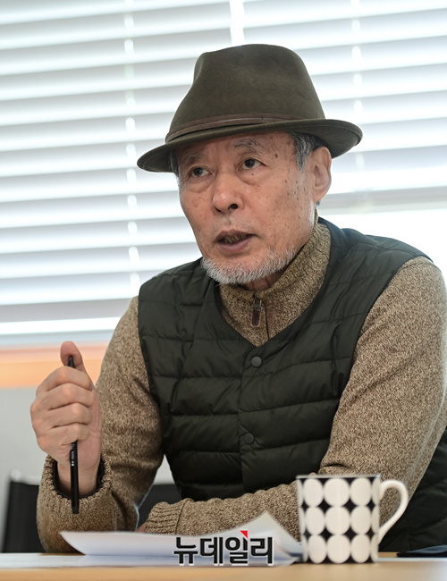 ▲ 나라지킴이고교연합이 오는 24일 오전 서울 서초구 서울중앙지방법원 서문 앞에서 '8‧15 집회 참가자 손해배상 청구 집단소송' 기자회견을 연다. 사진은 조용호 '나라지킴이고교연합' 공동대표 ⓒ정상윤 기자