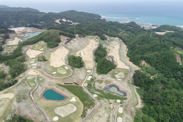 ▲ 울진마린CC 골프장 전경.ⓒ울진군