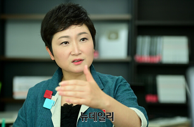 ▲ 이언주 국민의힘 부산시장 예비후보.ⓒ정상윤 기자