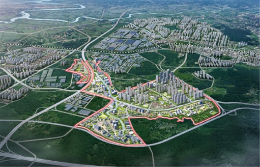 ▲ 경기평택 브레인시티 조감도. ⓒ 중흥토건