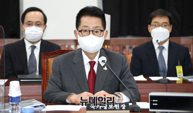 ▲ 박지원 국가정보원장.ⓒ이종현 기자