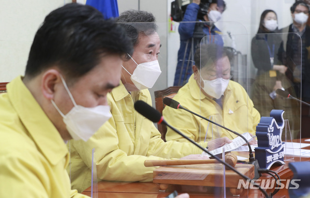 ▲ 이낙연 더불어민주당 대표가 24일 오전 서울 여의도 국회에서 열린 최고위원회의에서 모두발언을 하고 있다. ⓒ뉴시스