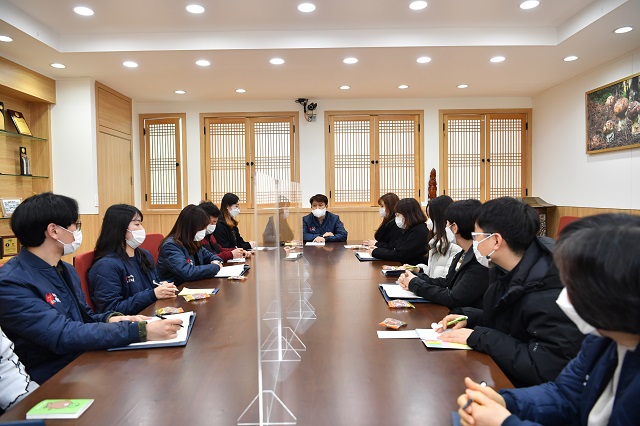 ▲ 이희진 영덕군수는 민원담당공무원 간담회를 개최했다.ⓒ영덕군