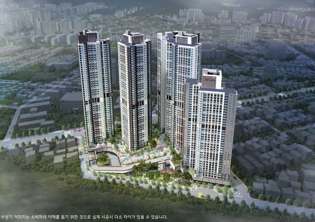 ▲ ‘힐스테이트 대명 센트럴’ 조감도.ⓒ현대건설