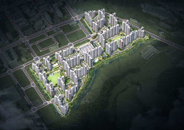 ▲ 천안풍세 차입형 토지신탁사업 조감도. ⓒ한양