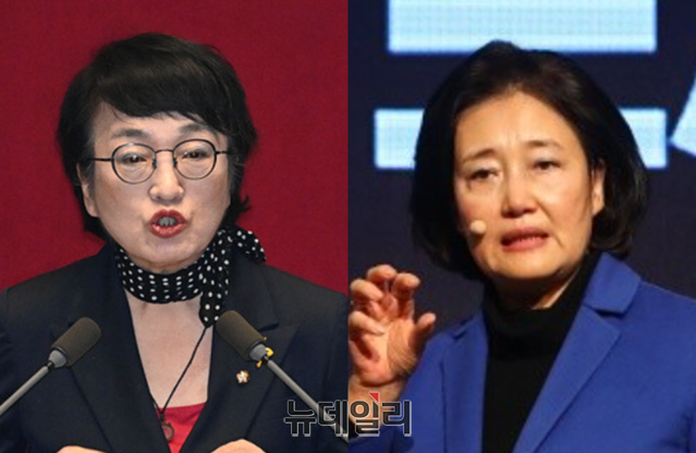▲ 4·7 서울시장보궐선거에 출마한 (왼쪽부터) 김진애 열린민주당 후보와 박영선 더불어민주당 후보. ⓒ뉴데일리 DB