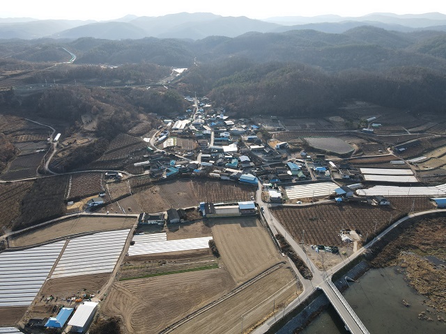 ▲ 2021년 새뜰마을사업에 선정된 군위군 의흥면 이지2리 전경.ⓒ군위군