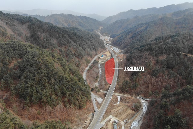 ▲ 스마트 복합쉼터 조성사업 대상지 전경.ⓒ울진군