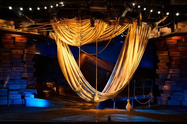 ▲ 연극 '관부연락선' 무대.ⓒ아떼오드