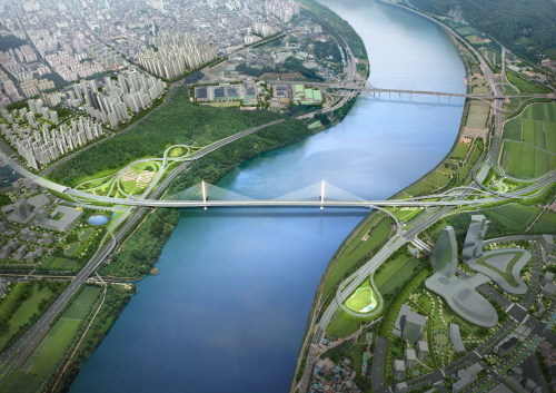 ▲ 세종-포천 고속도로(제14공구) 조감도. ⓒ 현대건설