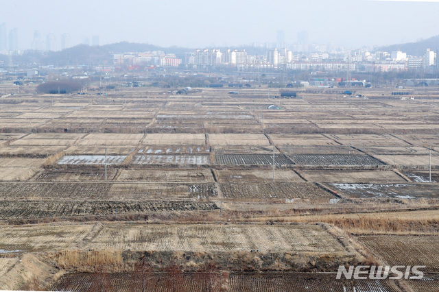 ▲ 부천시가 3기 신도시 건설이 추진 중인 대장지구 일대. ⓒ뉴시스