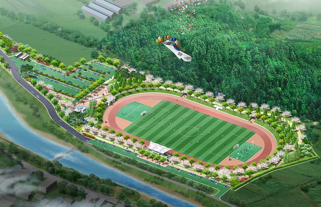 ▲ 서경주 체육공원 조감도.ⓒ경주시