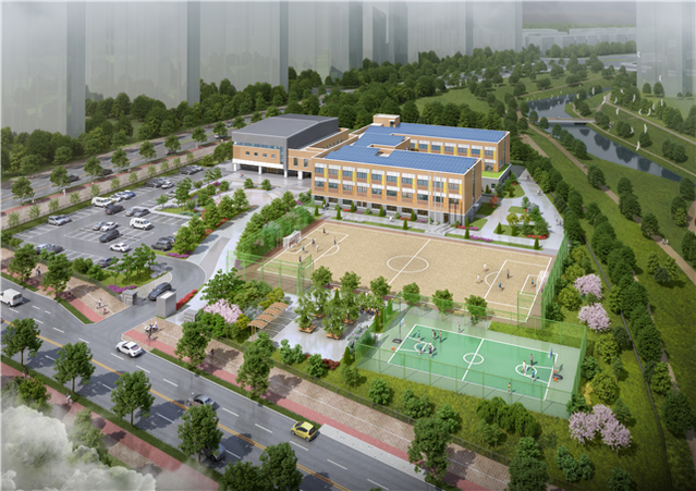 ▲ 아름중 제2캠퍼스 조감도.ⓒ세종교육청