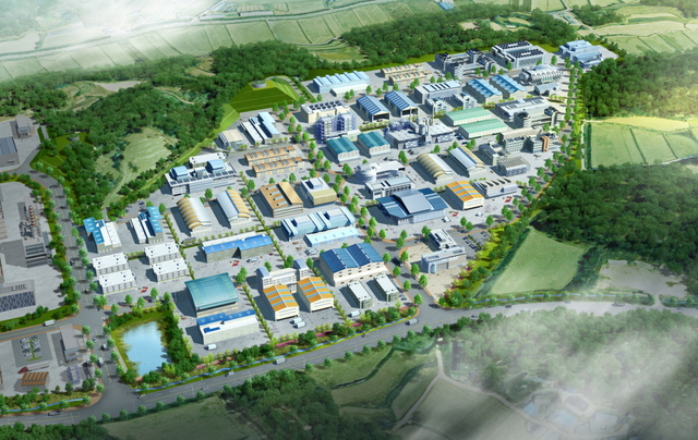 ▲ 예천군(군수 김학동)에서는 지난 2015년 준공된 제2농공단지가 88% 분양률을 보이는 가운데 제3농공단지 조성에 박차를 가하고 있다.ⓒ예천군