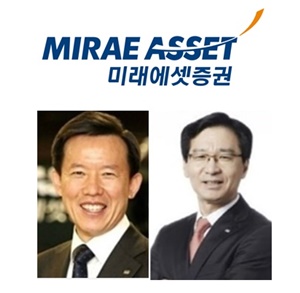 ▲ 최현만 수석부회장(좌측), 김재식 PI 총괄 사장