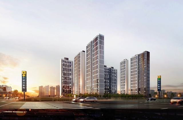 ▲ 대구 수성 위버센트럴 투시도.ⓒ수성2가지역주택조합