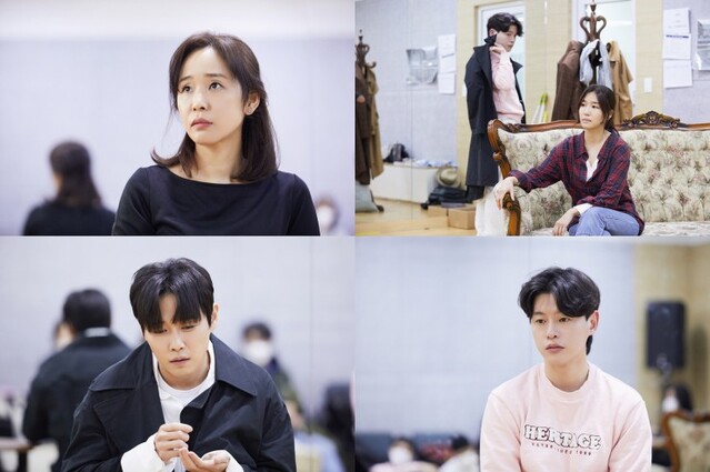 ▲ 연극 '유리동물원' 연습실 현장.ⓒ엠비제트컴퍼니