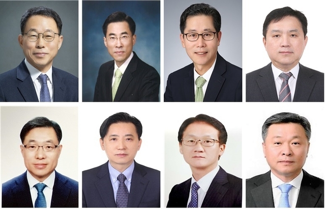 ▲ 왼쪽 위부터 김우호 인사혁신처장, 용홍택 과학기술정보통신부 1차관, 조경식 과학기술정보통신부 제2차관, 최영준 통일부 차관, 최병암 산림청장, 황성규 국토교통부 2차관, 임재현 관세청장, 정석환 병무청장.ⓒ연합뉴스