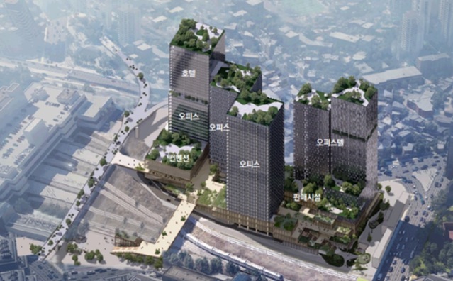 ▲ 서울역 북부역세권에 들어서는 마이스시설 조감도ⓒ서울시