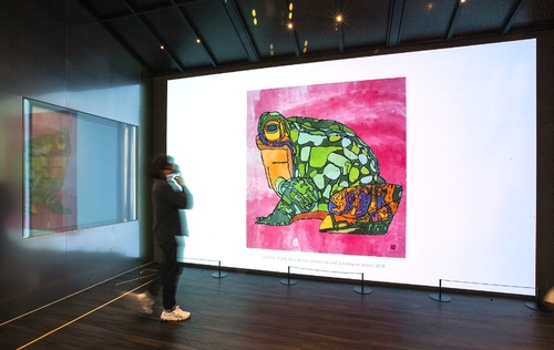 ▲ SKT 미디어 아트 갤러리 ⓒSKT