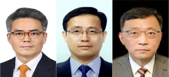 ▲ 김기표 반부패비서관, 이형일 경제정책비서관, 김정원 디지털혁신비서관. 