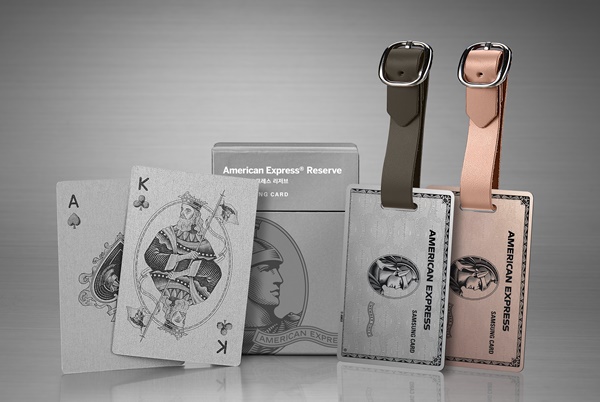 ▲ 삼성카드는 1일 '아메리칸 엑스프레스 센츄리온 디자인'의 상품 3종을 출시했다. ⓒ삼성카드