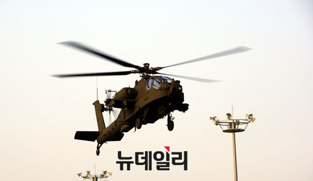한국군의 AH-64E 아파치 가디언. ⓒ뉴데일리 DB.