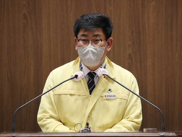 ▲ 충남도의회 제328회 임시회 도정질의에서 오인철 의원이 질의를 하고 있다.ⓒ충남도의회