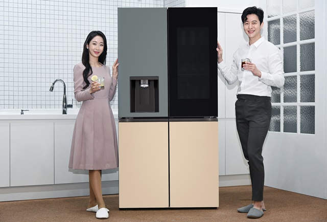 ▲ LG 오브제컬렉션 얼음정수기냉장고. ⓒLG전자