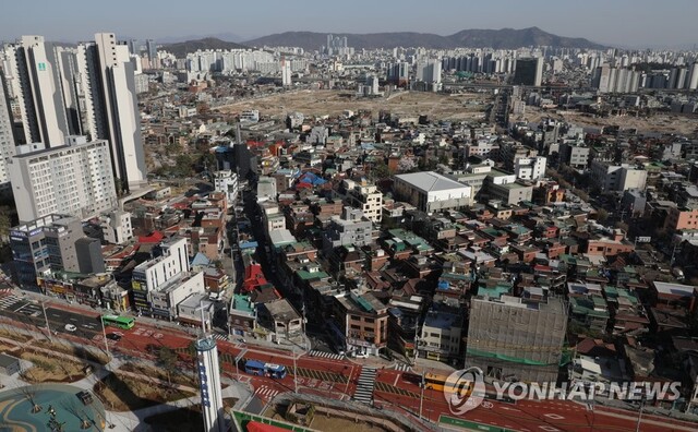 ▲ 성북구 장위8구역 일대 모습. ⓒ연합뉴스