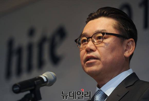 ▲ 김인규 하이트진로 대표이사.ⓒ하이트진로