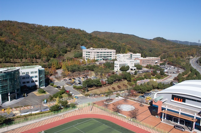 ▲ 위덕대학교 전경.ⓒ위덕대