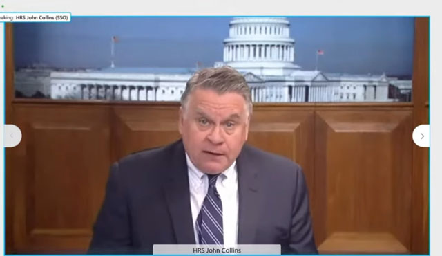 ▲ 톰 랜토스 미국 하원인권위원회 공동위원장 크리스 스미스 의원이 대북전단금지법 청문회 모두발언을 하고 있다. ⓒ톰 랜토스 인권위원회 유튜브 채널 캡쳐.