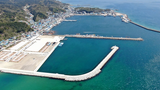 ▲ 후포 마리나항만 전경.ⓒ울진군