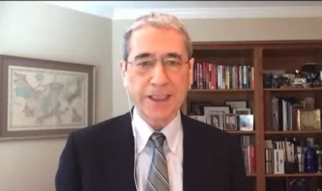 ▲ 대북전단청문회에서 발언하는 고든 창 변호사. ⓒ미국 하원 톰 랜토스 인권위원회 유튜브 채널 캡쳐.