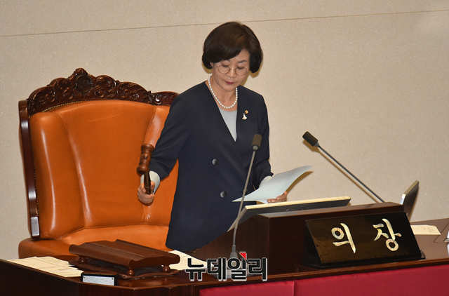 ▲ 더불어민주당 소속 김상희 국회부의장.ⓒ이종현 기자