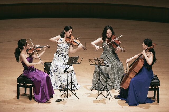 ▲ 현악사중주단 에스메 콰르텟.ⓒ롯데문화재단