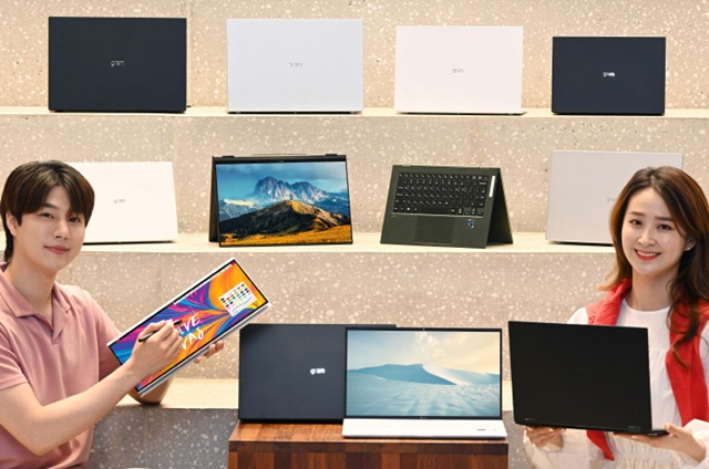 ▲ LG 그램 라인업. ⓒLG전자