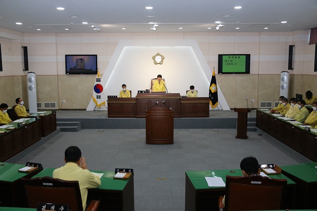 ▲ 의성군의회는 26일 제248회 임시회를 개회했다.ⓒ의성군의회